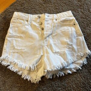 Wild Fable White Denim Shorts - Size 0